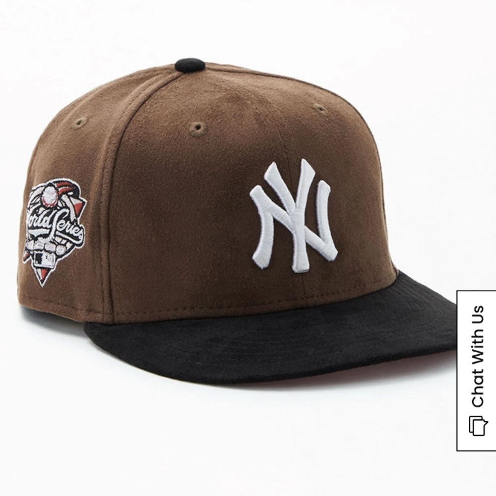 New Era x PS Reserve Pink Mocha Suede Yankees 59Fifty Fitted Hat